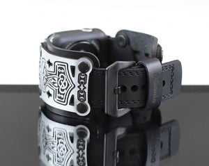 Leather Strap for Samsung Galaxy Watch / Apple Watch Strap