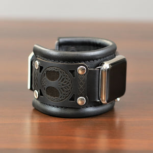 Leather Strap for Samsung Galaxy Watch, Apple Watch Strap, DG21 model