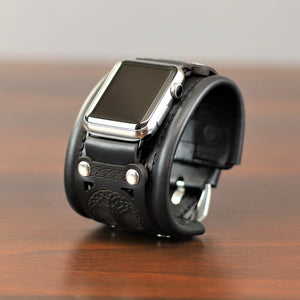 Leather Strap for Samsung Galaxy Watch, Apple Watch Strap, DG21 model