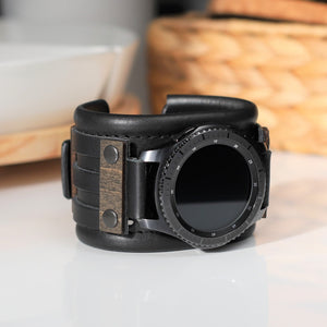 Leather Strap for Samsung Galaxy Watch, Apple Watch