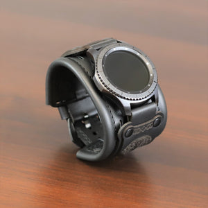 Leather Strap for Samsung Galaxy Watch or Apple Watch